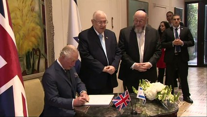 Prince Charles plants tree with President Reuven Rivlin
