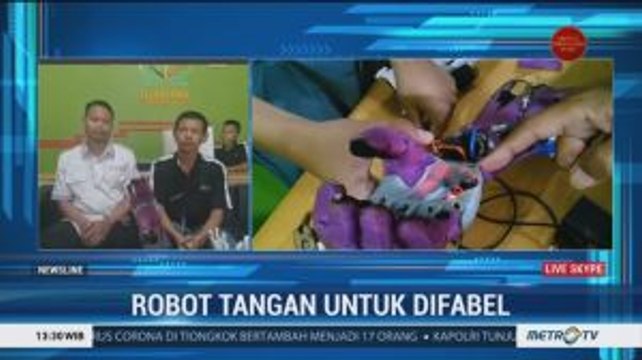 Robot Tangan Buatan Siswa SMK di Tasikmalaya Murah Berkualitas