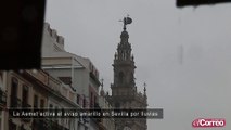 La Aemet activa el aviso amarillo en Sevilla por lluvias