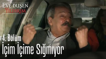 Mutluluktan havalara uçuyor! - Eve Düşen Yıldırım 4. Bölüm