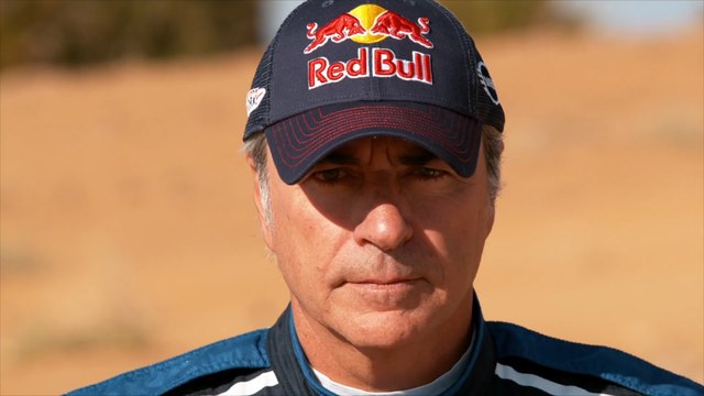 Carlos Sainz durante el rally Dakar