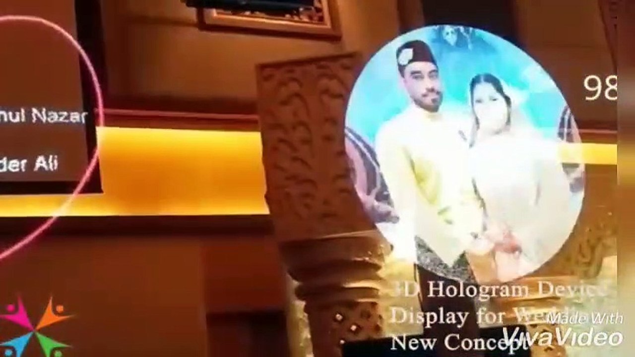 3D hologram device for weddings/birthdays/parties etc