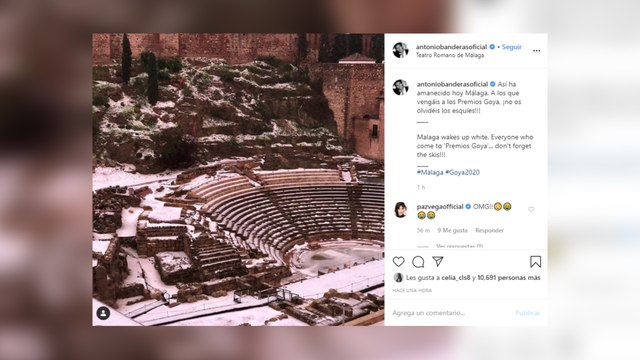 Antonio Banderas da un consejo a todos los invitados a los Goya