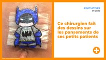 Ce chirurgien fait des dessins sur les pansements de ses petits patients