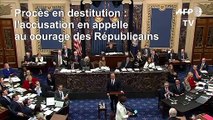 Destitution Trump: l'accusation en appelle au courage des sénateurs républicains