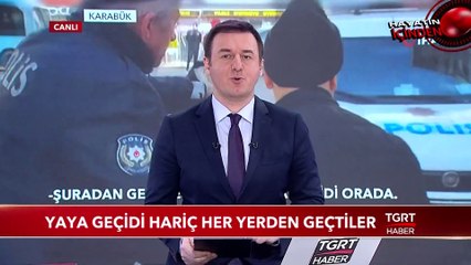 Polisin Gözü Önünde Yaya Geçidi Hariç Her Yerden Geçtiler