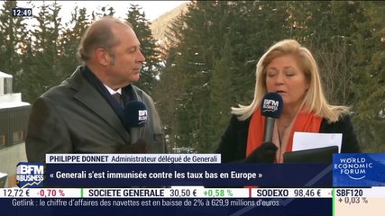 Philippe Donnet (Generali): "Generali s'est immunisée contre les taux bas en Europe" - 23/01