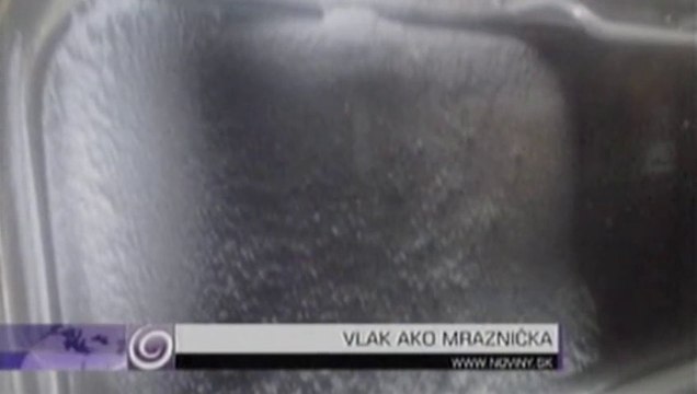 ZSSK: Vlak ako mraznička (20101230)