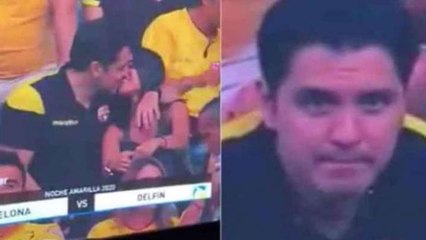Football fan caught cheating on his wife in viral Kiss Cam shot | Oneindia Malayalam