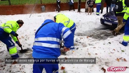 Activo el aviso naranja por lluvias en la provincia de Málaga