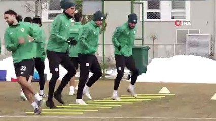 Konyaspor, Galatasaray maçı hazırlıklarını sürdürdü