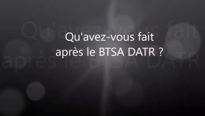 Presentation du BTSA DATR -débouchés-