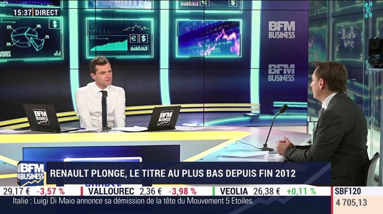 Aymeric Diday (Pergam): Renault plonge, le titre au plus bas depuis fin 2012 - 23/01