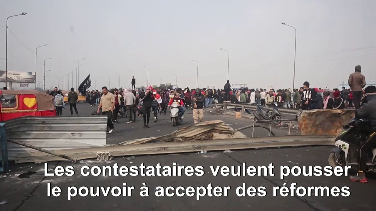 Irak: des routes à nouveau coupées, les opposants veulent des réformes
