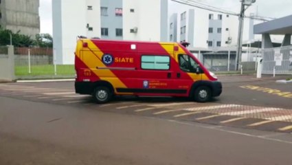 Idosa cai de escada em residencial, no Bairro Cancelli