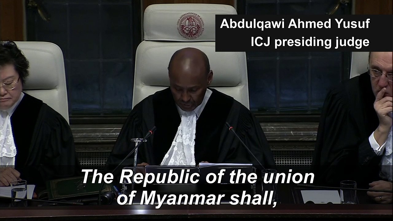 Top UN court orders Myanmar to prevent Rohingya genocide
