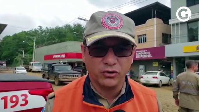 Bombeiro fala sobre relatório do serviço geológico do Brasil