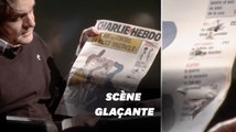 Riss de Charlie Hebdo dévoile le journal criblé par les balles de l'attentat