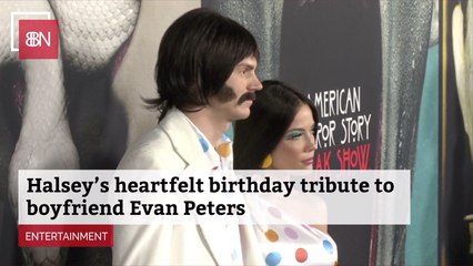 Halsey Makes Evan Peters' Day