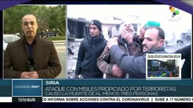 Grupos terroristas lanzan ataque con misiles en Siria