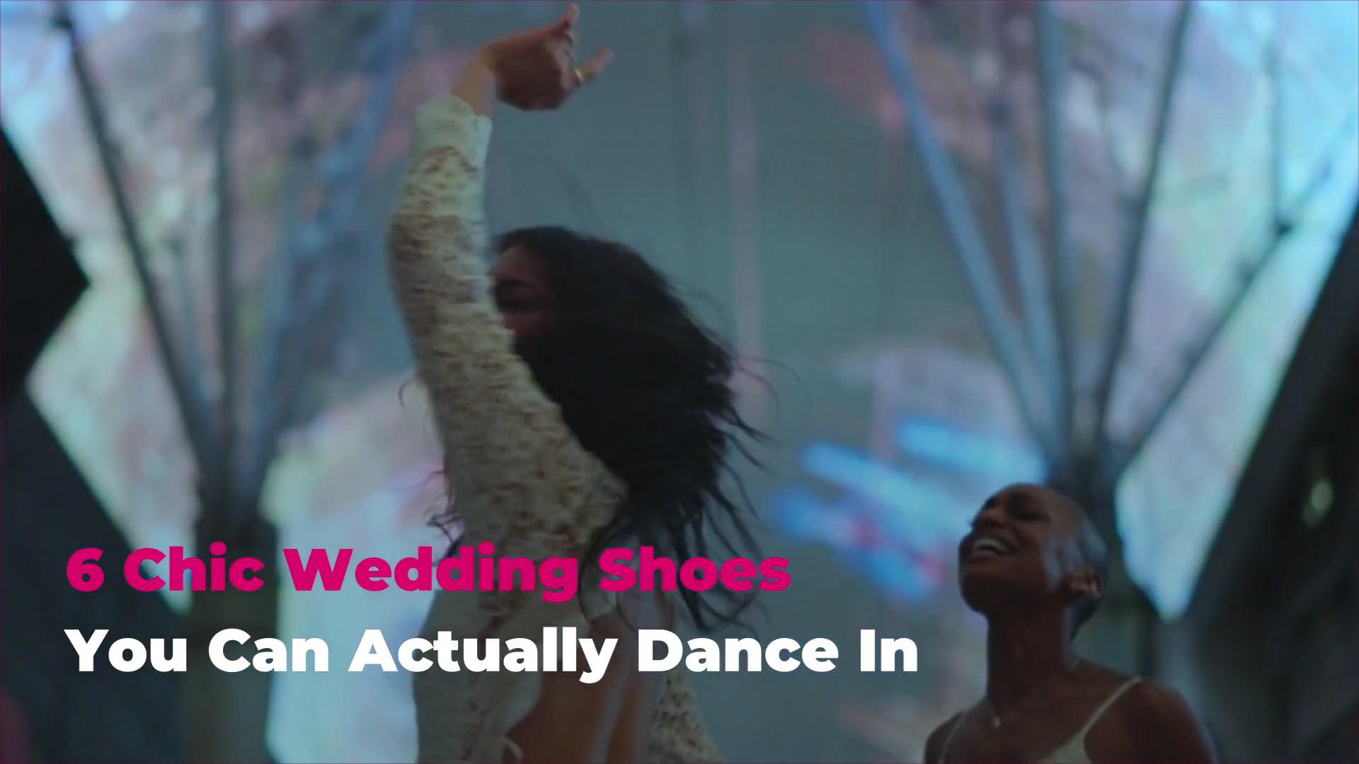 6 Chic Wedding Shoes You Can Actually Dance In