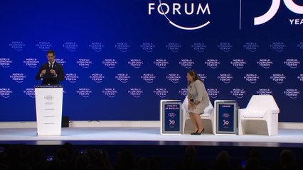 "Solos no podemos": Juan Guaidó pide apoyo en el Foro Económico Mundial