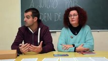 Rueda de prensa de 'Los 13 de Vallecas' denunciados por Vox