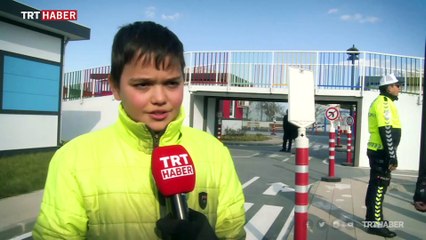Edirneli öğrencilere eğlenceli trafik eğitimi