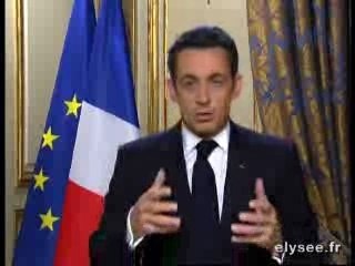 Intervention Sarkozy / Traité de Lisbonne