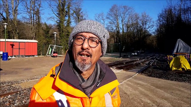 Bar-le-Duc : les travaux de la construction de la gare Chemin de fer historique de la Voie sacrée avancent
