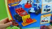Blaze and the Monster Machines Mega Bloks Toys Axle City Garage Blaze and Crusher Zeg Truckball Toys