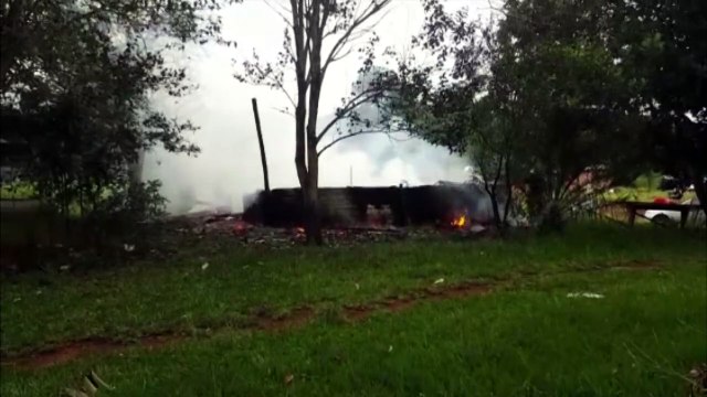 Incêndio em residência mobiliza Corpo de Bombeiros