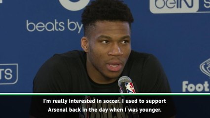 Giannis 'used to support Arsenal' as a child