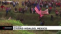 Ziel USA: Hunderte Migranten erreichen Mexiko