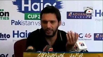 Tezaabi Totay hun Tez wich. Shahid Afridi