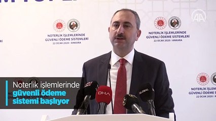 Noterlik işlemlerinde güvenli ödeme sistemi başlıyor