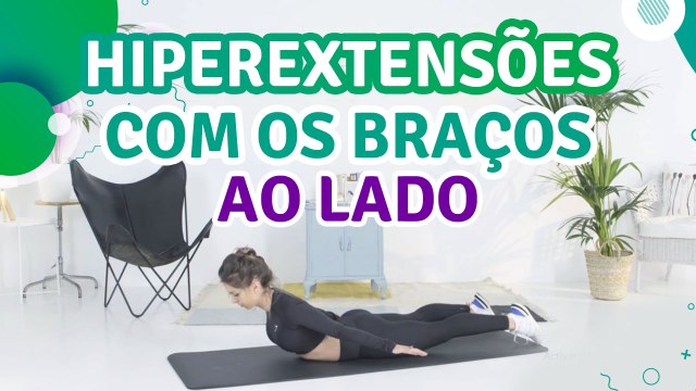 Hiperextensões com os braços ao lado - Sou Fitness