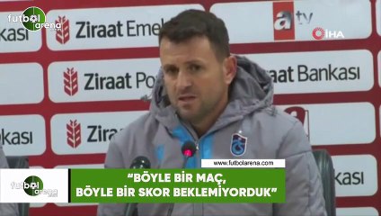 Hüseyin Çimşir: "Böyle bir maç, böyle bir skor beklemiyorduk"