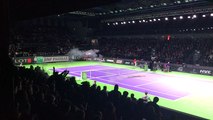Une centaine de manifestants envahissent l’Open de tennis de Rennes