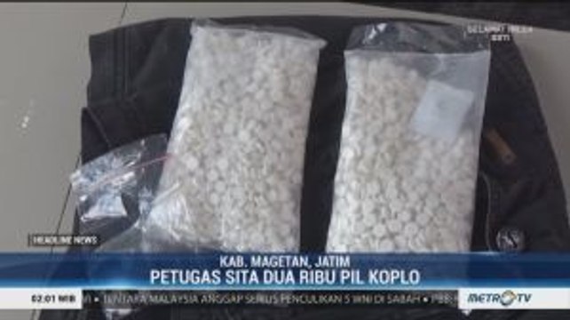 Petugas Sita Dua Ribu Pil Koplo dari Dalam Rutan Magetan