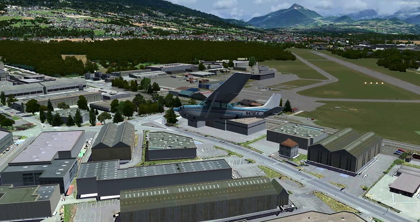 Annemasse (LLH) pour Rhône Alpes de France VFR