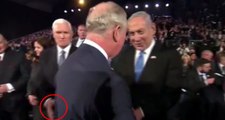 Galler Prensi Charles, ABD Başkan Yardımcısı Pence'in elini sıkmadı! O anlar böyle görüntülendi