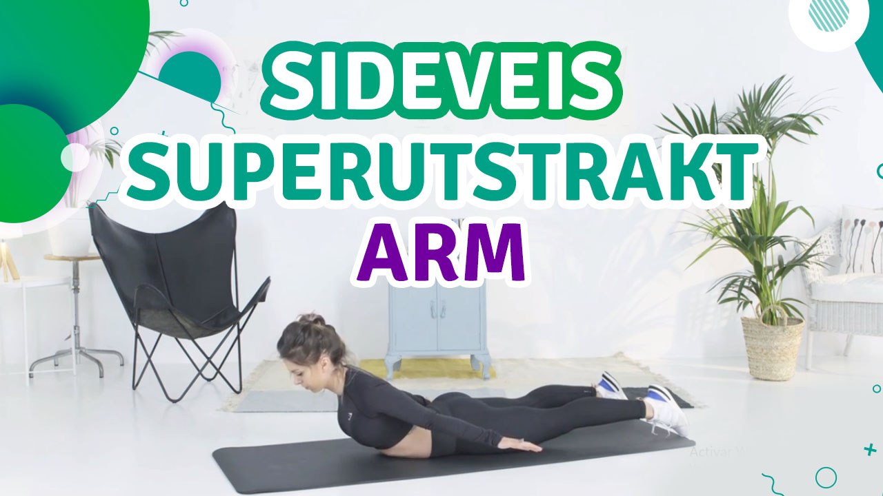 Sideveis superutstrakt arm - Trenings Glede