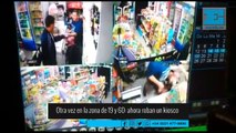 Otra vez en la zona de 19 y 60: ahora roban un kiosco a mano armada