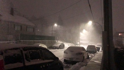 Snow storm Vancouver