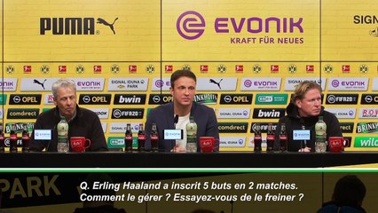 Favre : "Haaland ? On ne peut pas le freiner"