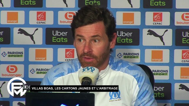 OM : Villas Boas, les cartons jaunes et l'arbitrage