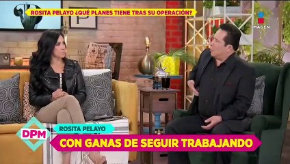 Rosita Pelayo lista para trabajar tras operación