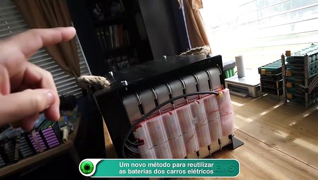 Um novo método para reutilizar as baterias dos carros elétricos