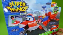 Super Wings Jett's Takeoff Tower Launcher Airport Playset Jett Donnie Jerome Dizzy Airplane Toys